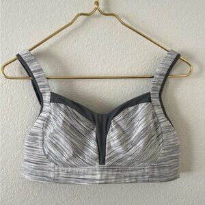 Lululemon Athletica Gray Sports Bra with Supportive Straps